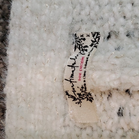 Free People Sunday Shore Pullover Intimately Womens Boho Sweater sz M - Picture 4 of 10